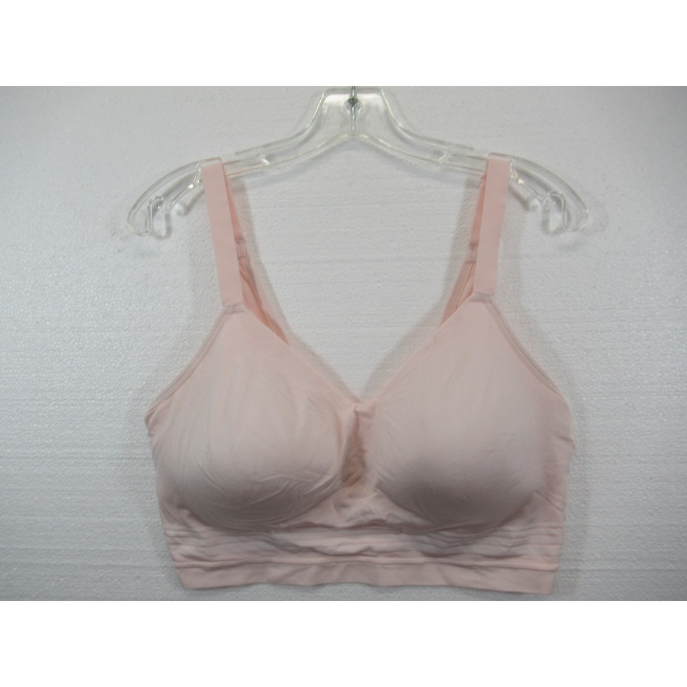Warners Easy Does It Seamless Longline Bra 2XL Pink Wireless rm5501a
